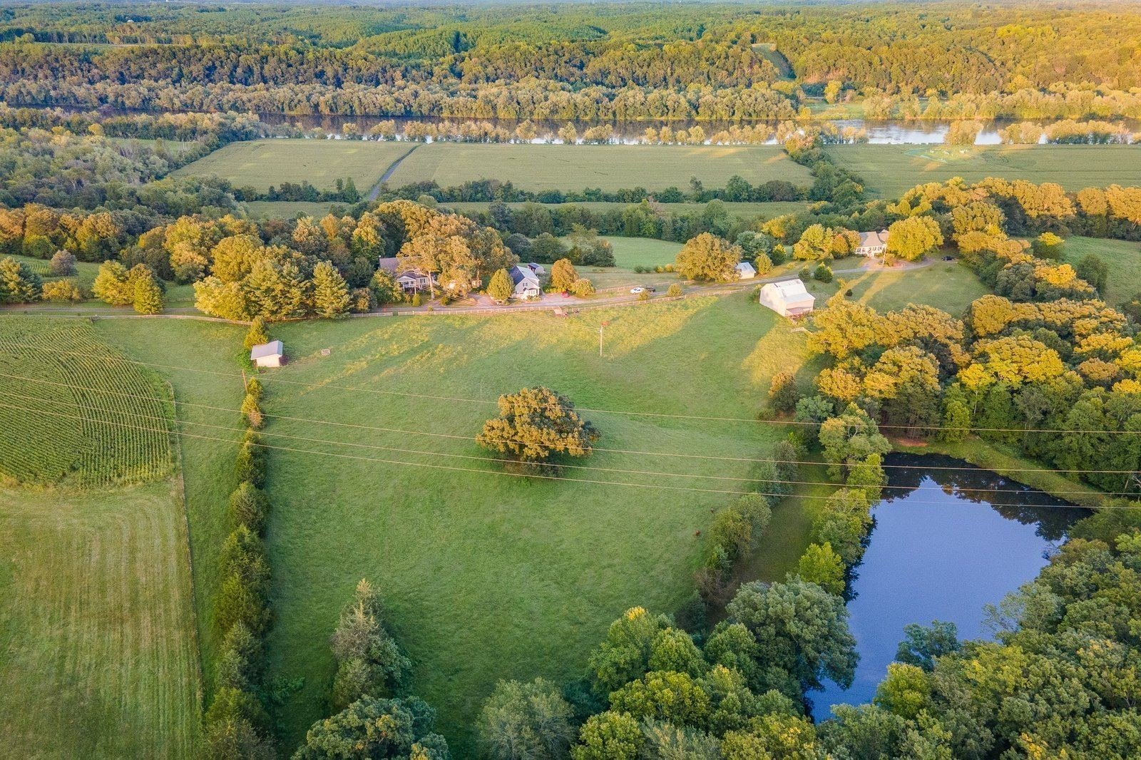 Belle Meade Farm aerial view
