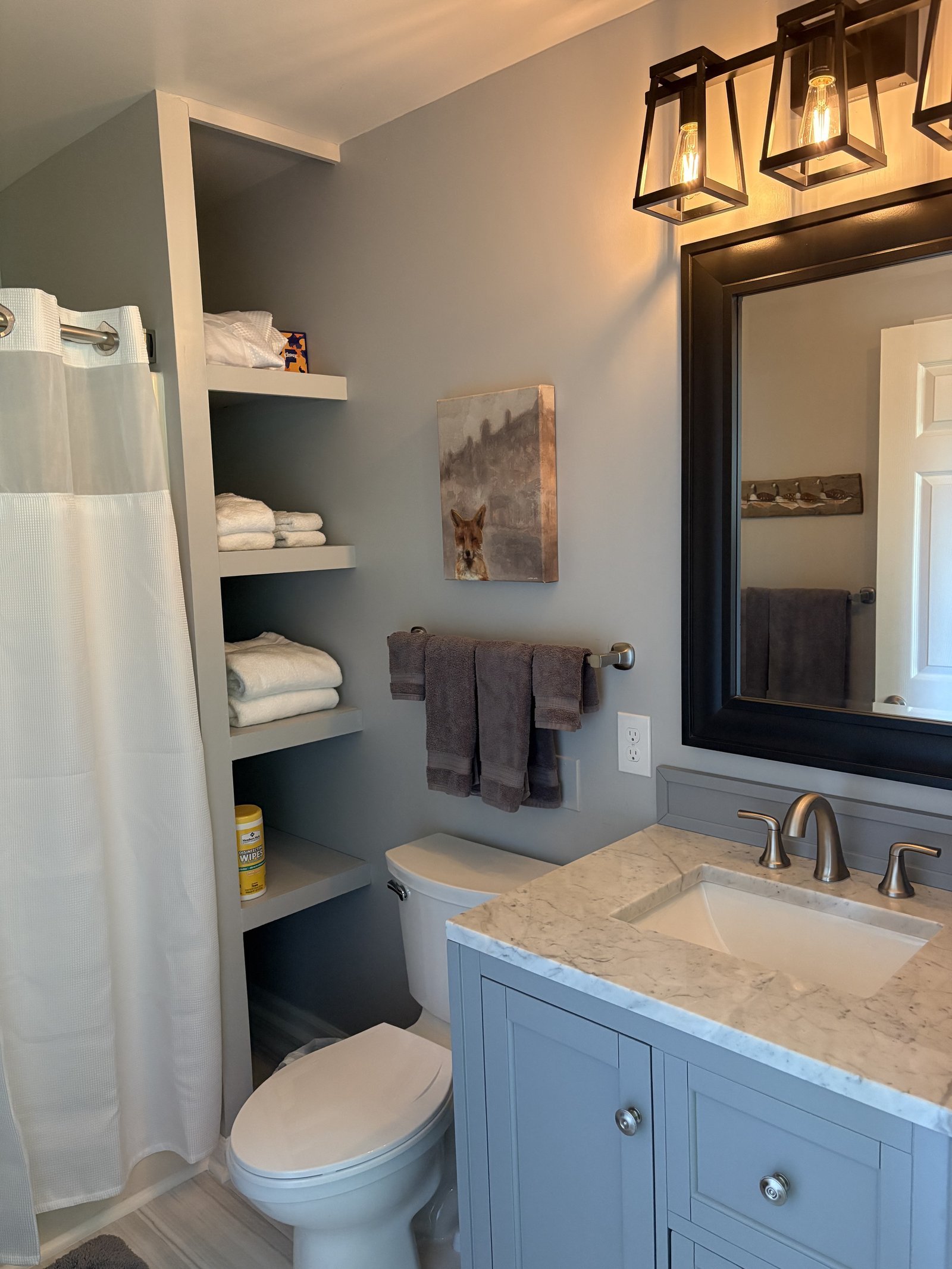 Meadowview Suite renovated bathroom